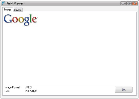 Query Browser Field Viewer